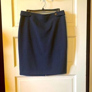 *BOGO closet deal* LOFT Blue Knee-Length Pencil Skirt for Work